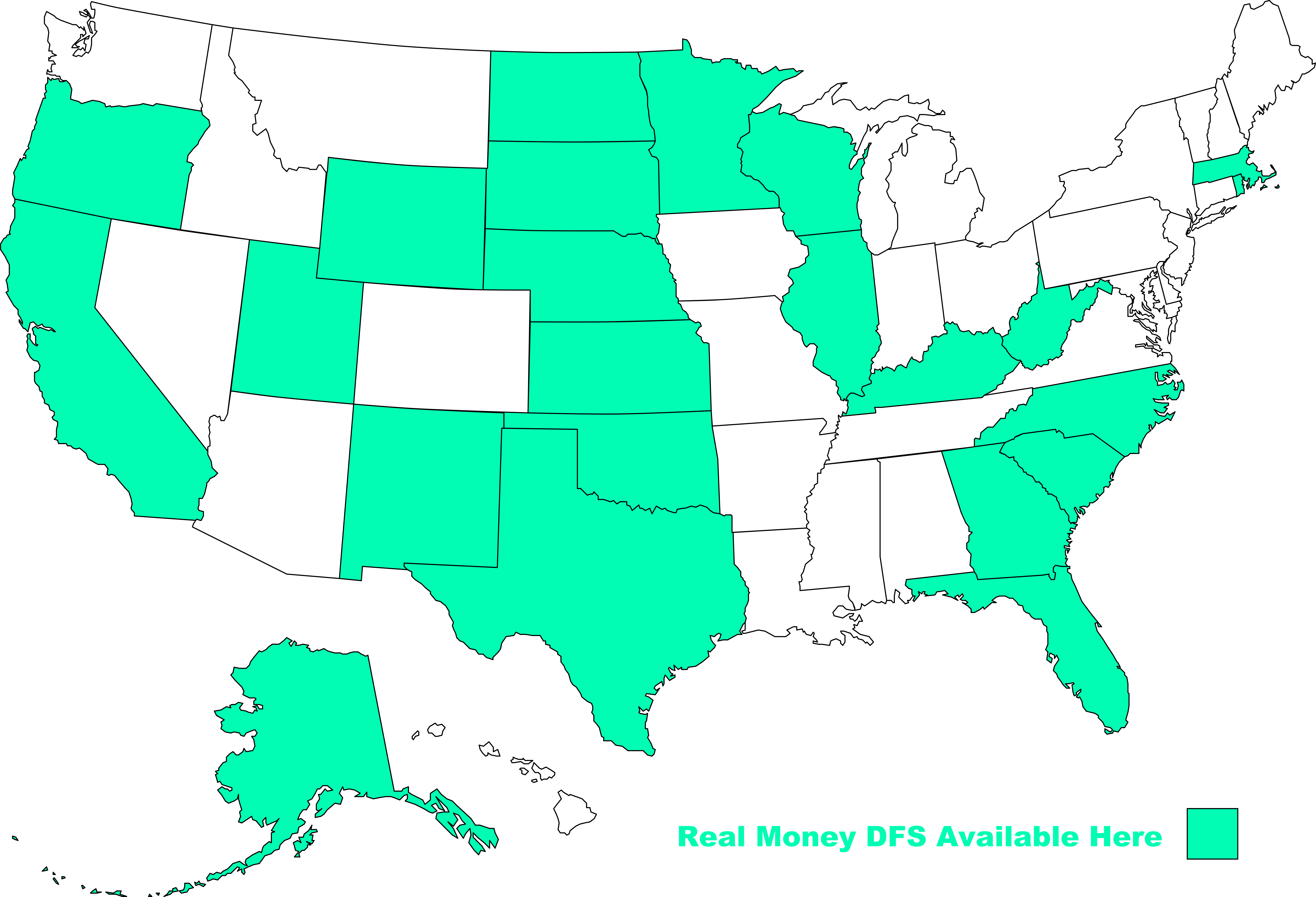 Cash App, United States Map